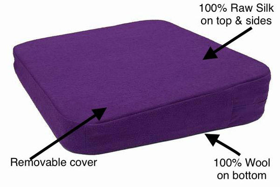 Image Title purple cushion detail
